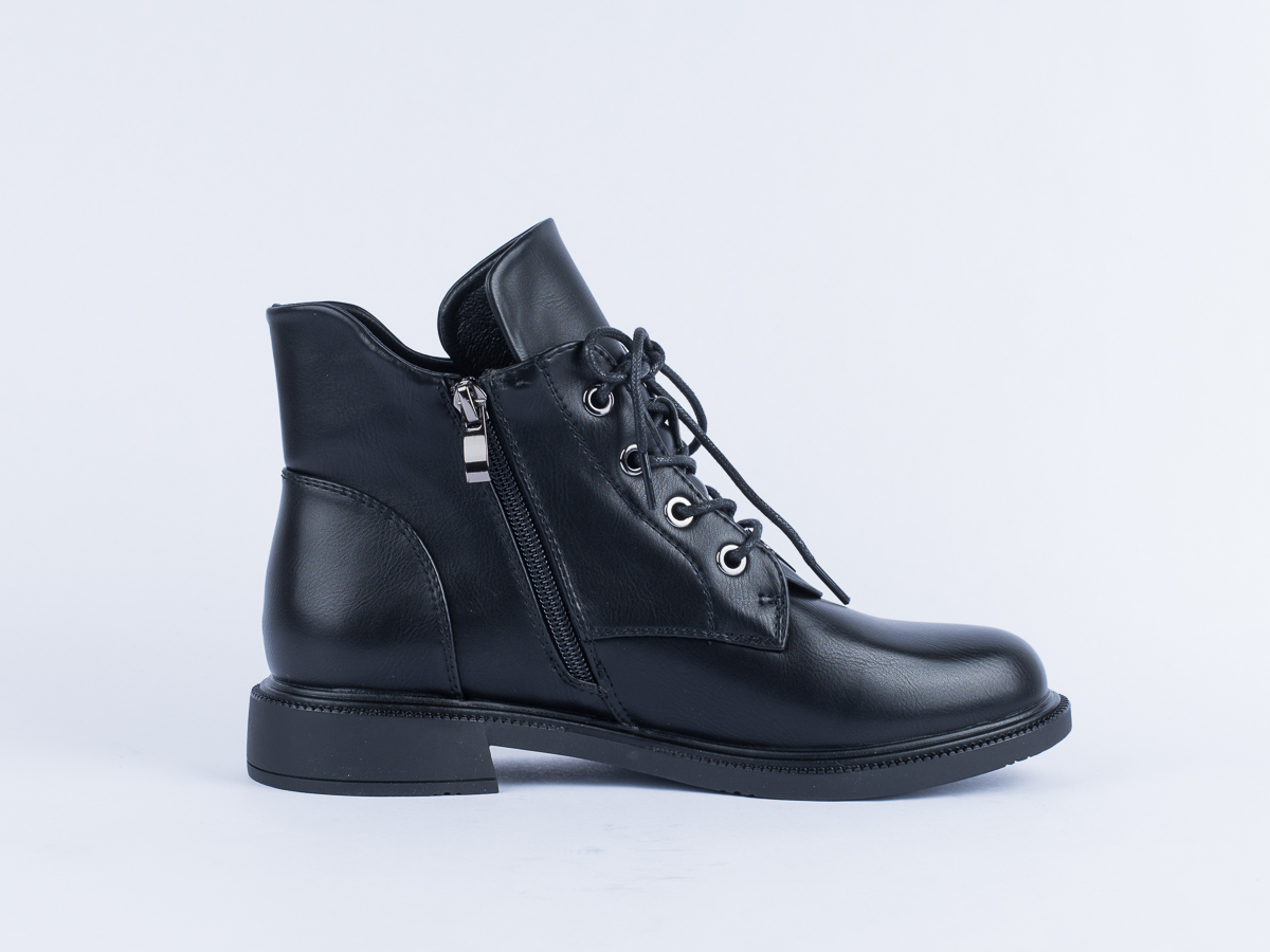 Ботинки жен. Purlina XL763-1 шнурок (36-41) черный