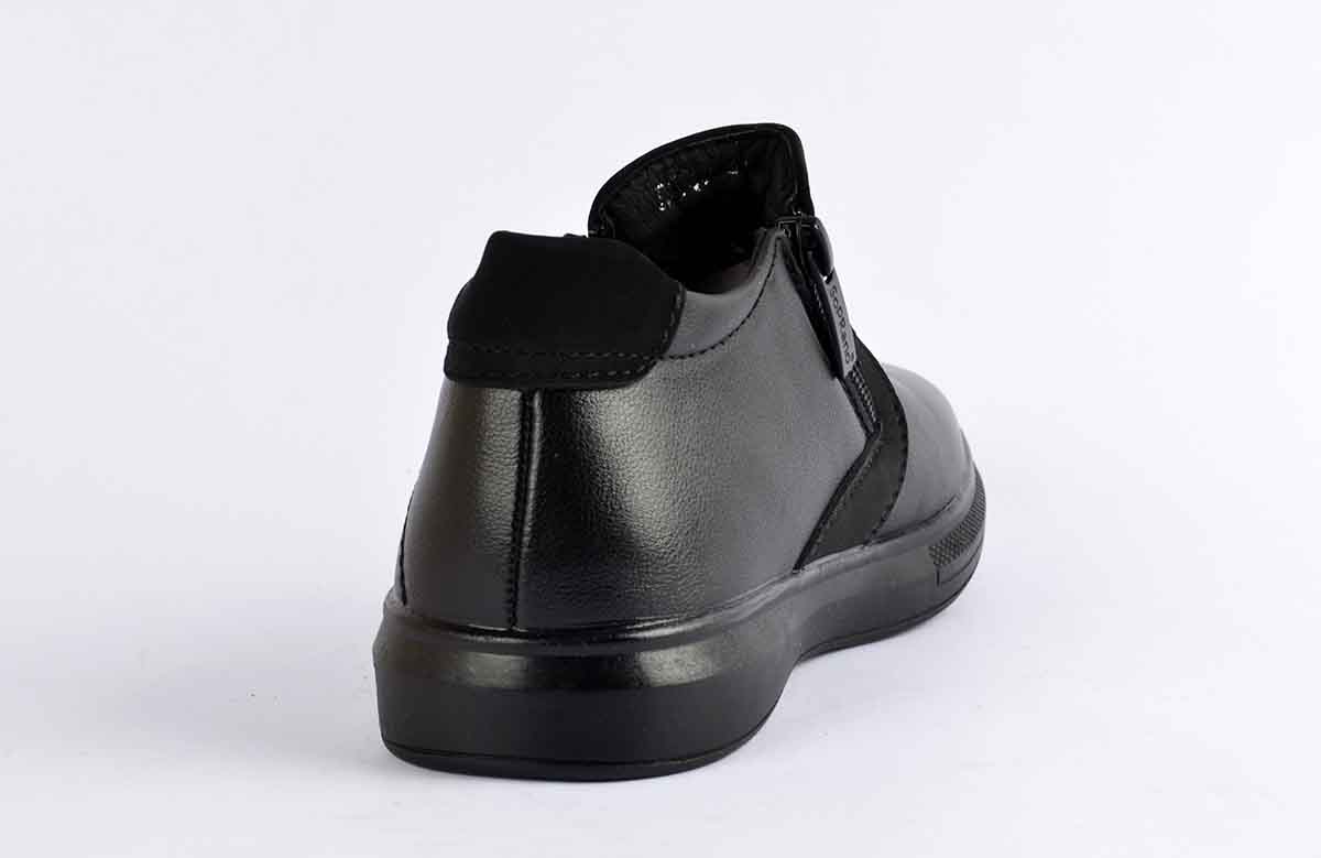 Ботинки дет. мал. Soprano RC809 молния (31-36) черный