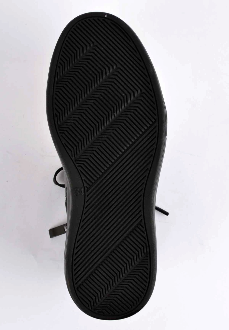 Ботинки дет. мал. Soprano RC803 шнурок (31-36) черный